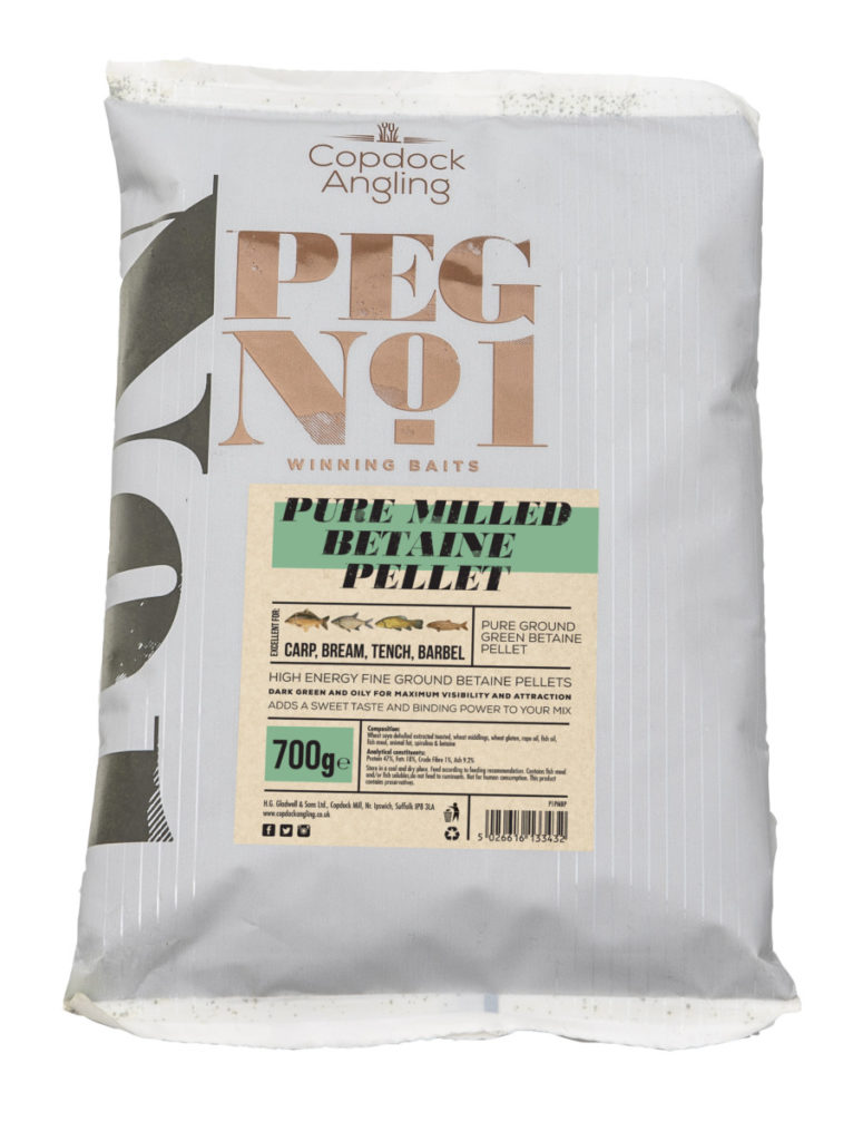 Copdock Angling - PEG No 1 Pure Milled Betaine Pellet - Specialist Groundbait